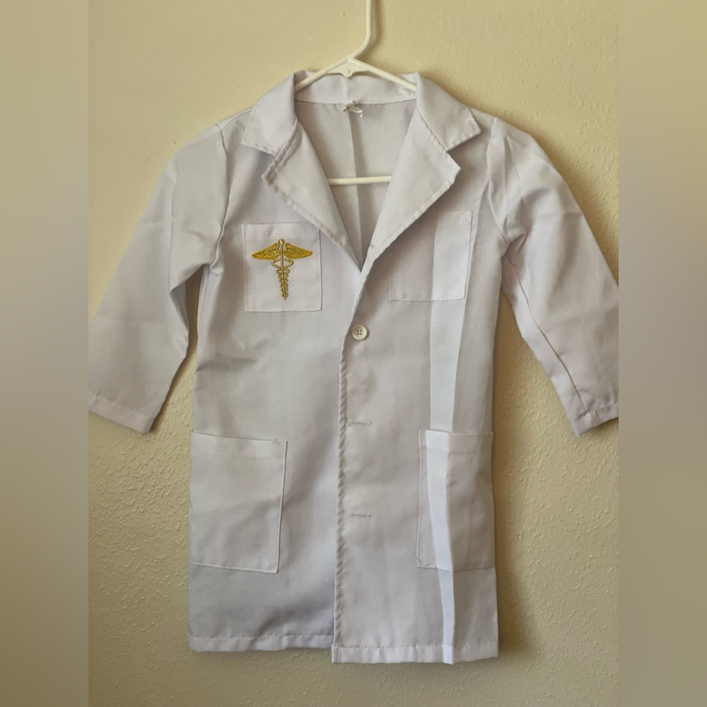 Medical lab coat costume for kids